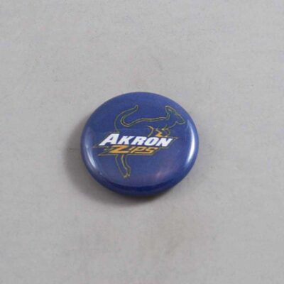 NCAA Akron Zips Button 04