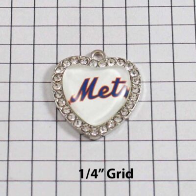 New York Mets Wedding Garter / MLB / Baseball - Charm-488 / Wedding Garters / Bridal Garter / Prom Garter / Linda Joyce Couture