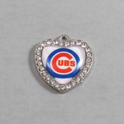 Chicago Cubs Wedding Garter / MLB / Baseball - Charm-516 / Wedding Garters / Bridal Garter / Prom Garter / Linda Joyce Couture